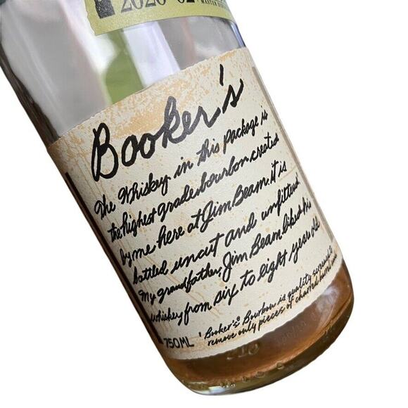 Bookers Small Batch Bourbon Collection Kentucky Straight Empty Bottle & Box - Picture 9 of 11